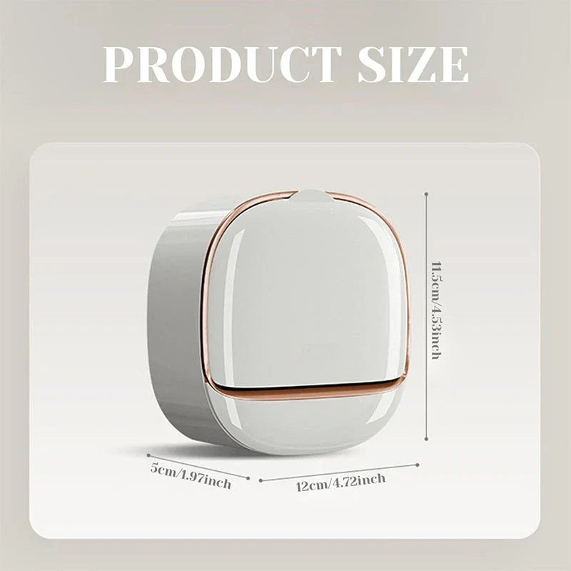 Soap Dish with Drainage Box, Wall Mounted Soap Holder for Shower
