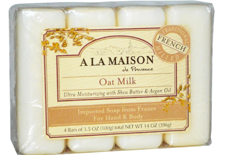 Hand & Body Bar Soap, Oat Milk