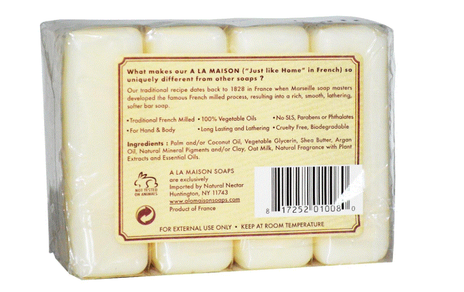 Hand & Body Bar Soap, Oat Milk
